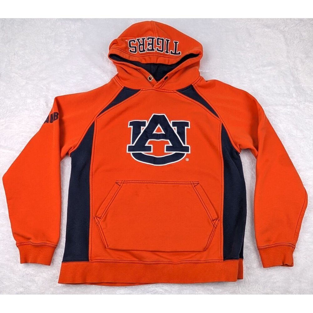 Auburn Tigers Hoodie Men's M Colosseum Orange Embroidered‎ NCAA *Stains Read
